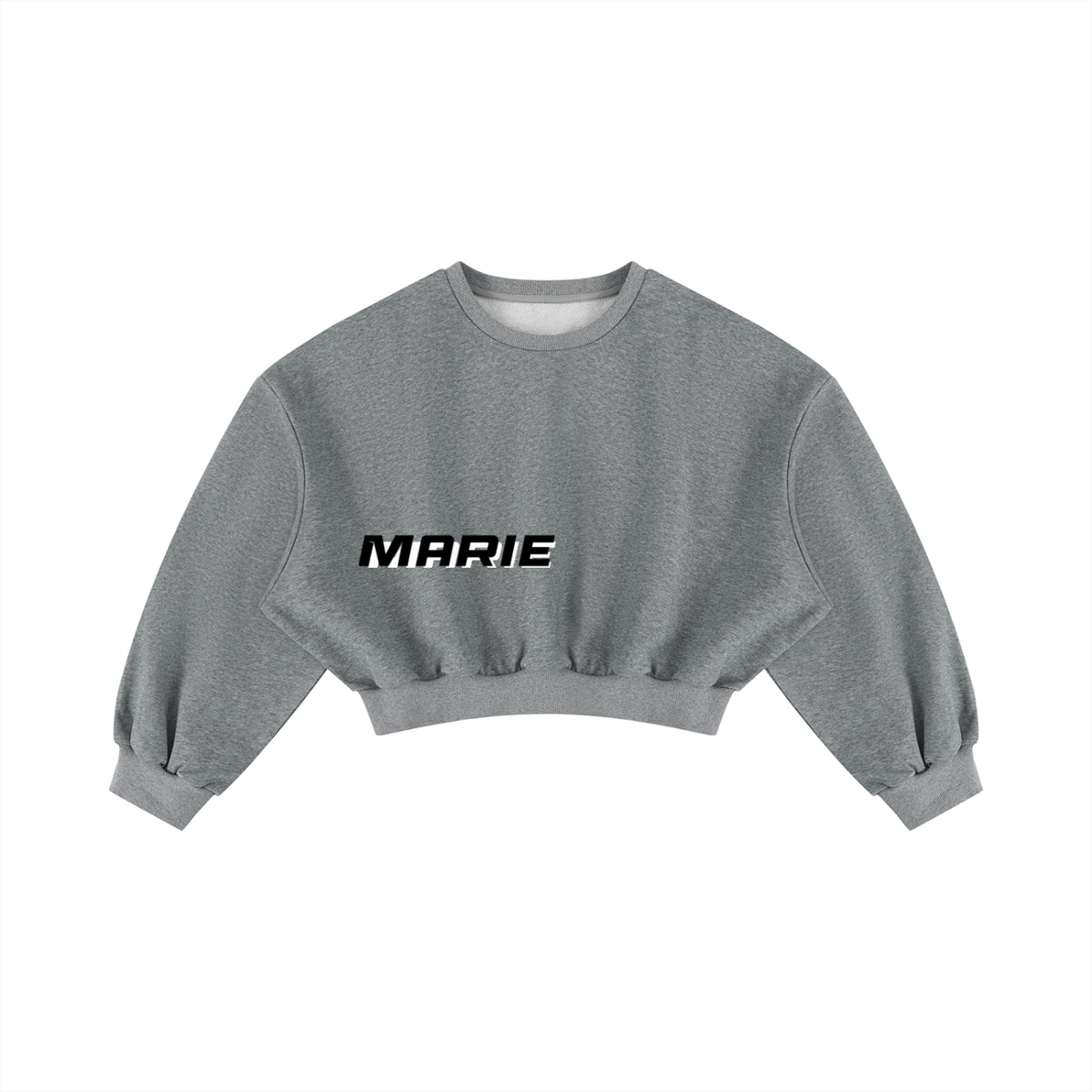 Women's Boxy Cropped Crewneck Sweatshirt