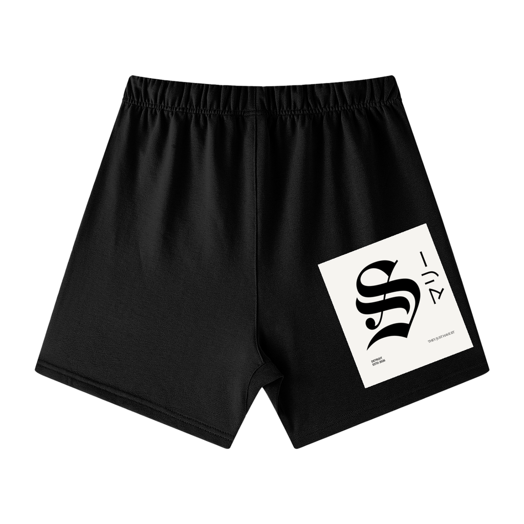Unisex Earth Tone Loose Fit Cotton Shorts
