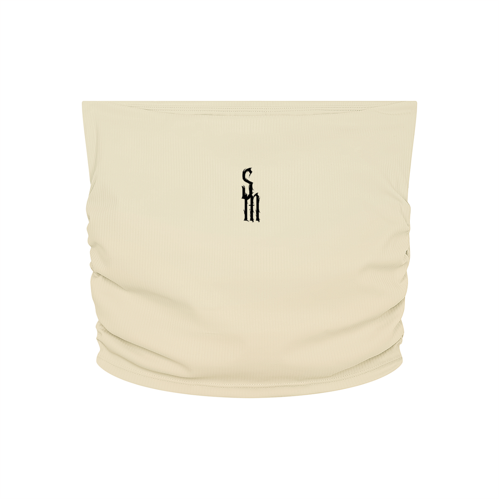 Women’s Ruched Cropped Yoga Tube Top
