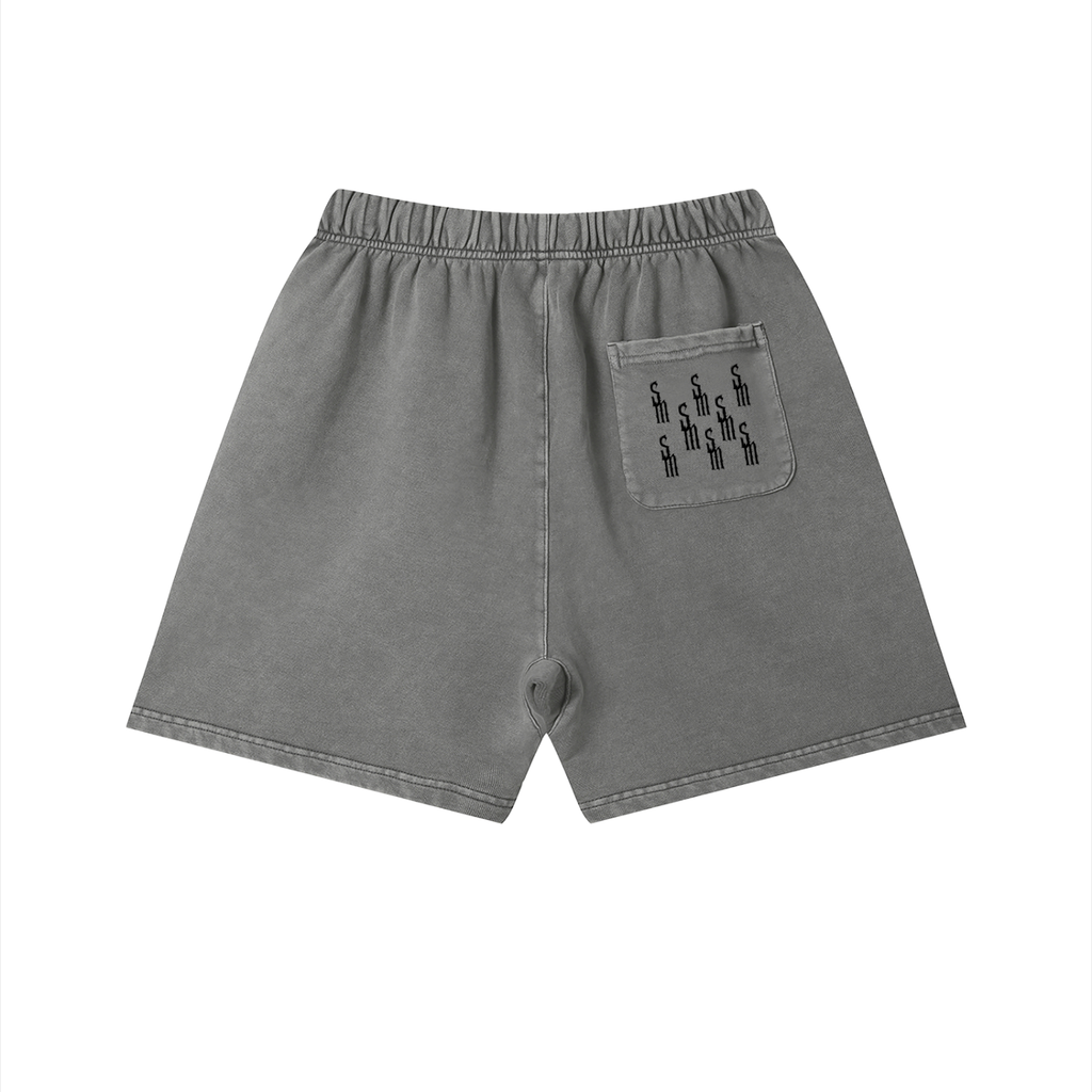 Unisex Vintage Wash Cotton Shorts