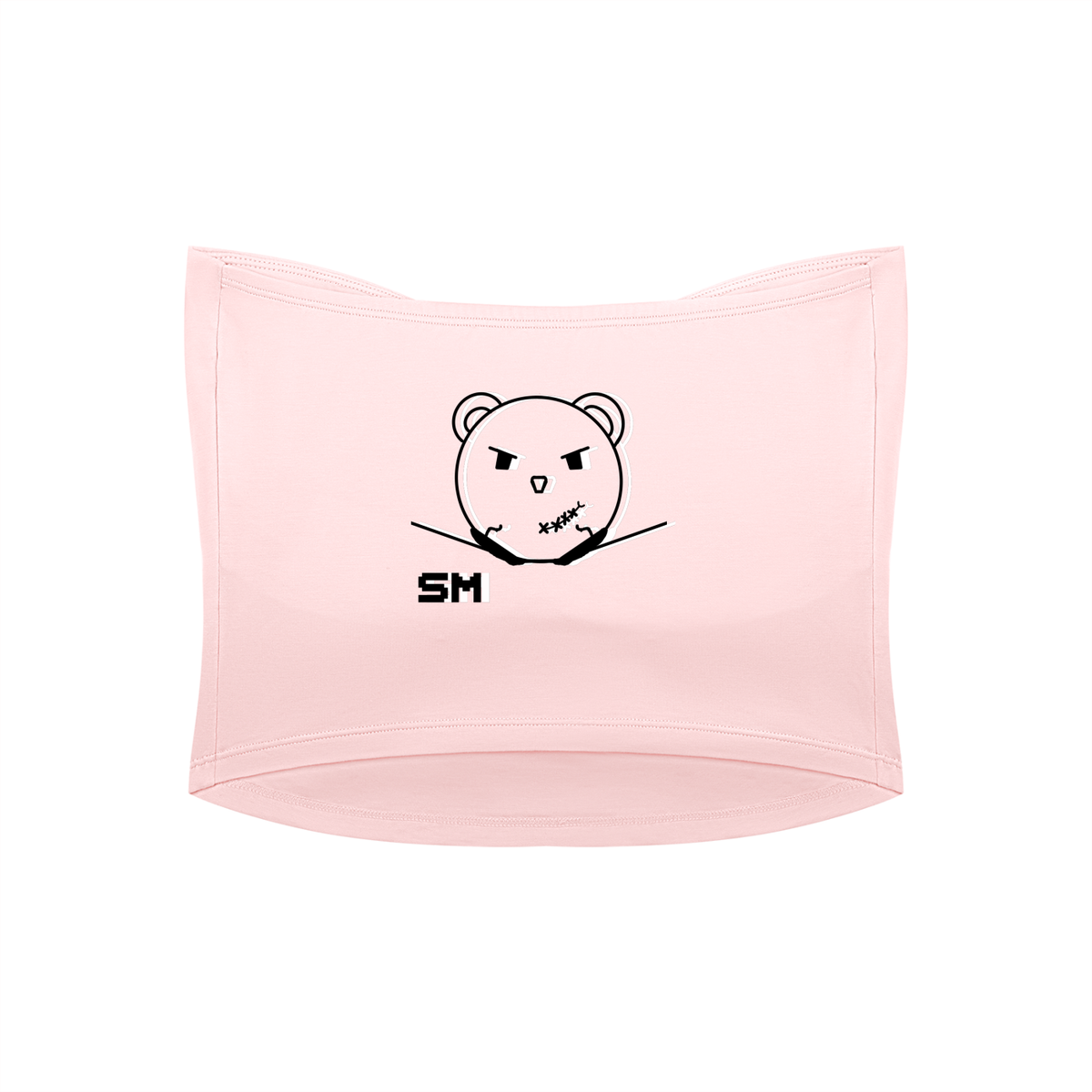 Women's Ruched Cropped Tube Top