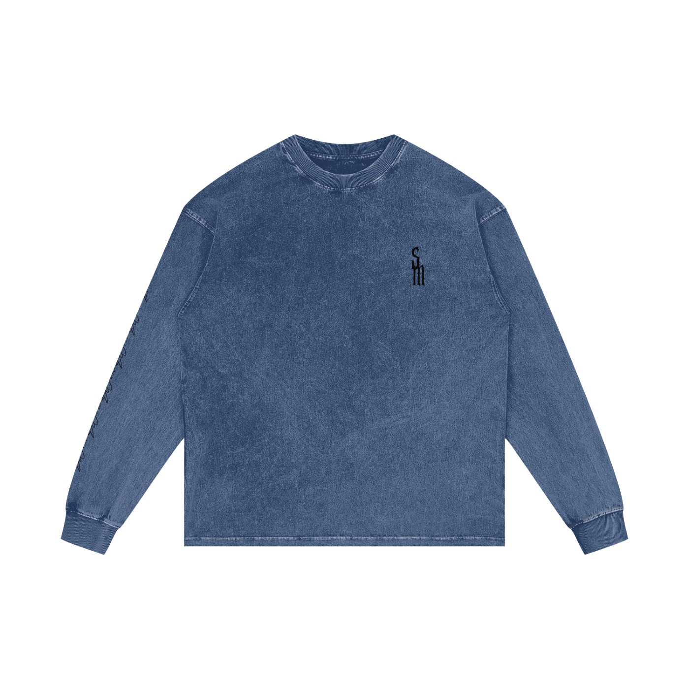 Acid Wash Oversize Long Sleeve T-Shirt