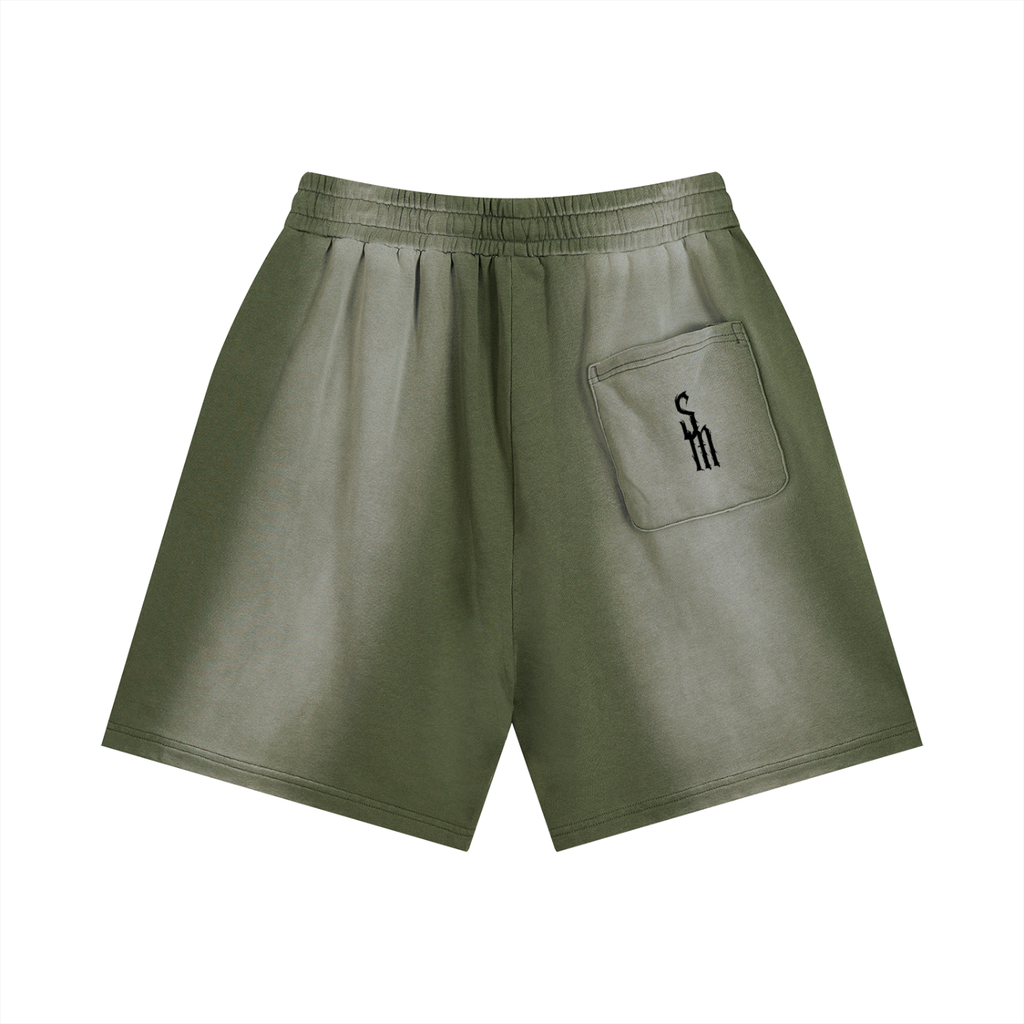 Sun Fade Distressed Shorts
