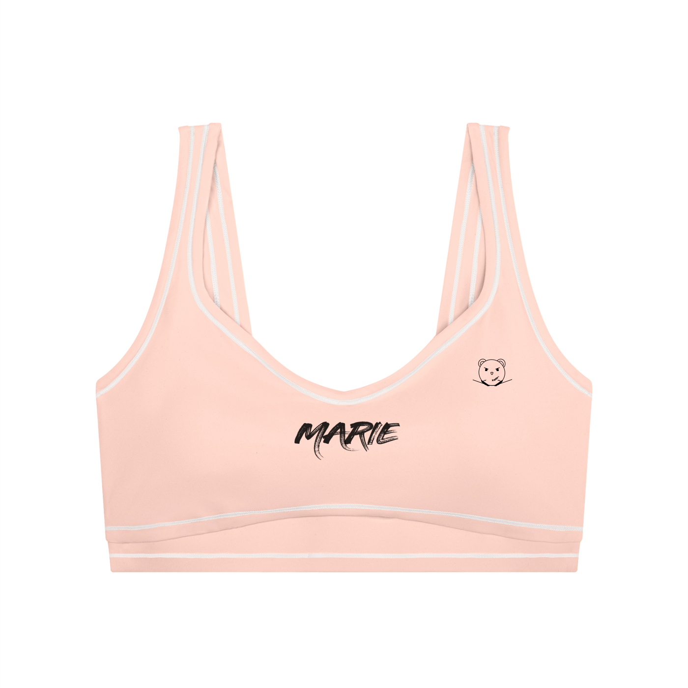 Women’s Topstitching Yoga Sports Bra