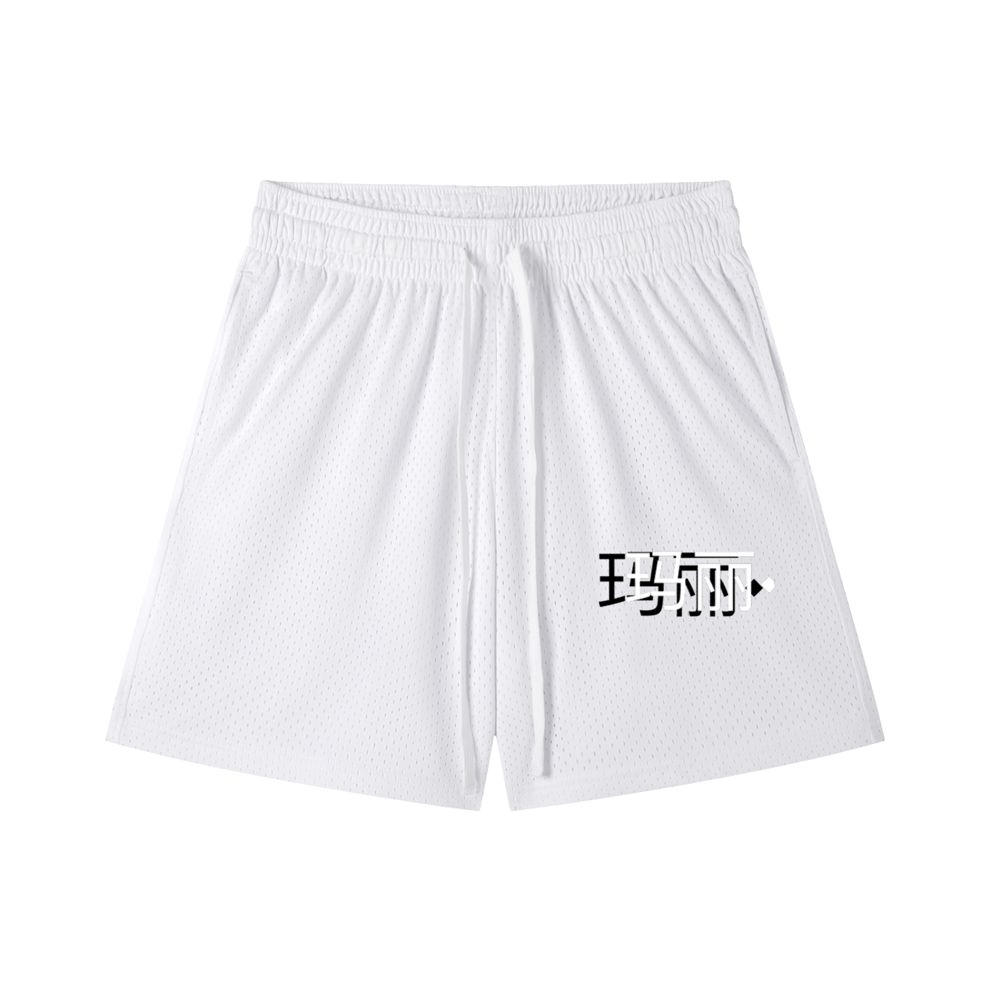 Mesh Drawstring Shorts