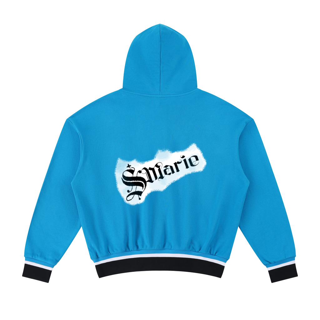 Unisex Oversized Color Block Boxy Hoodie