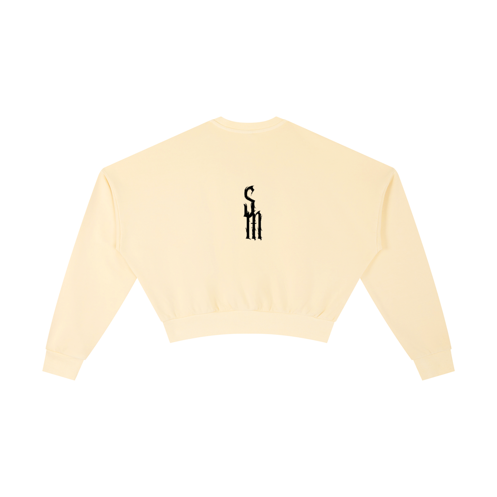 Vintage Washed Cropped Sweatshirt