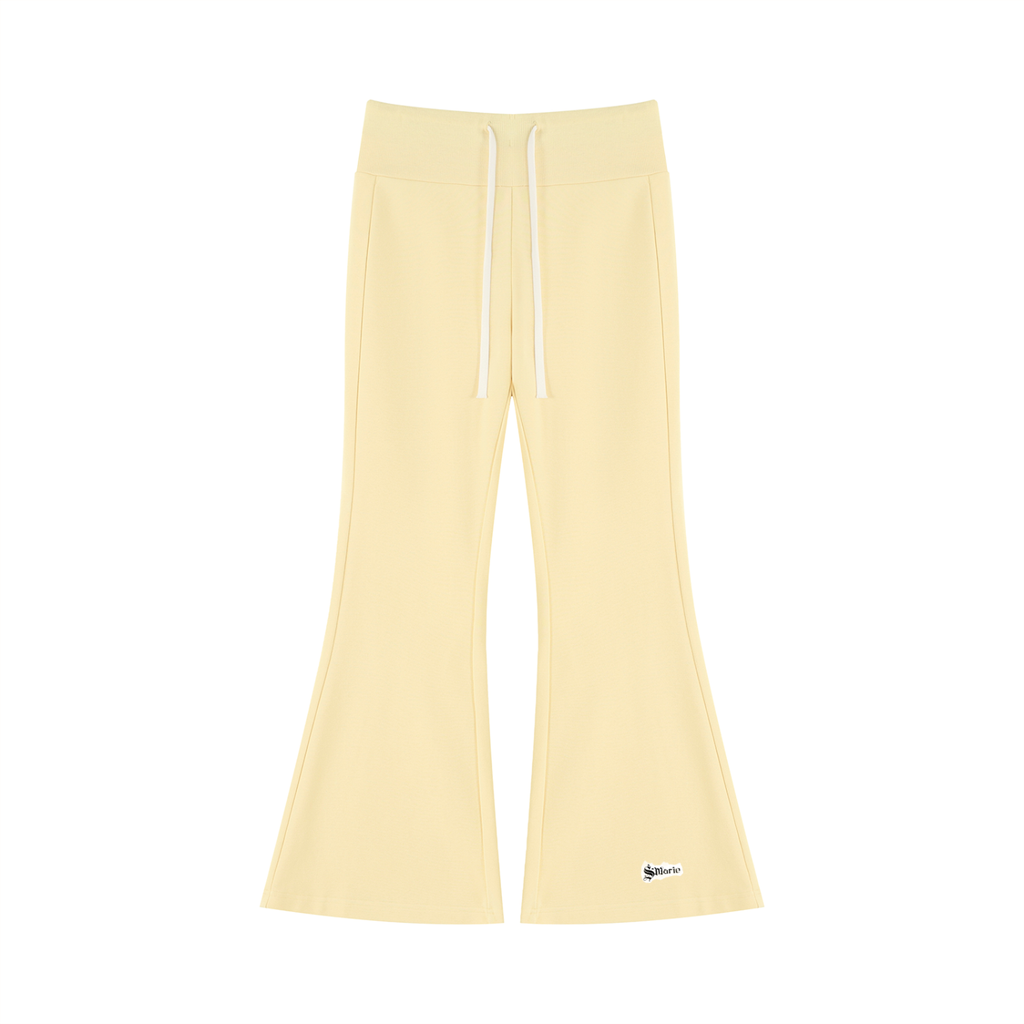 Women's Drawstring Flared Leg Pants