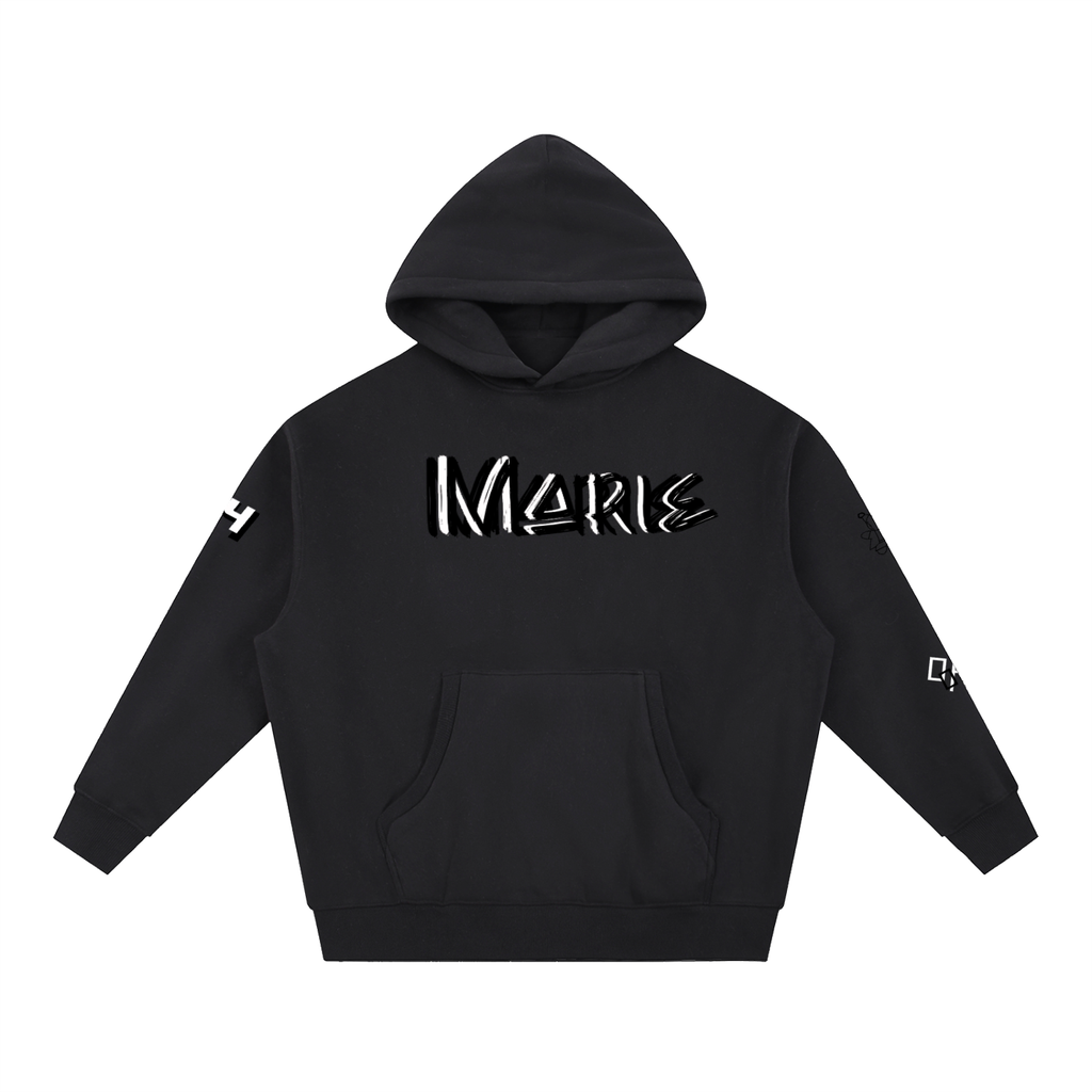 Essential Oversized Boxy Fit Fleece Hoodie