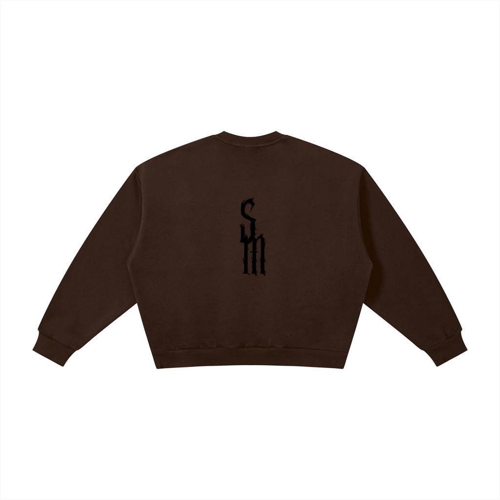 Boxy Fleece Crewneck Sweatshirt