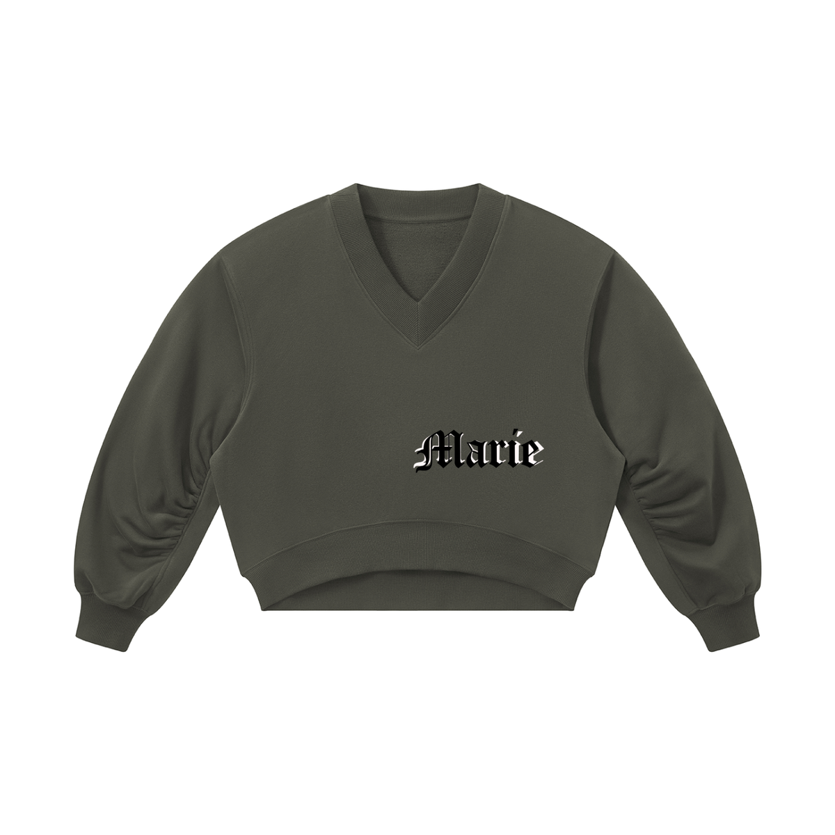 Women’s Crop V-Neck Sweatshirt