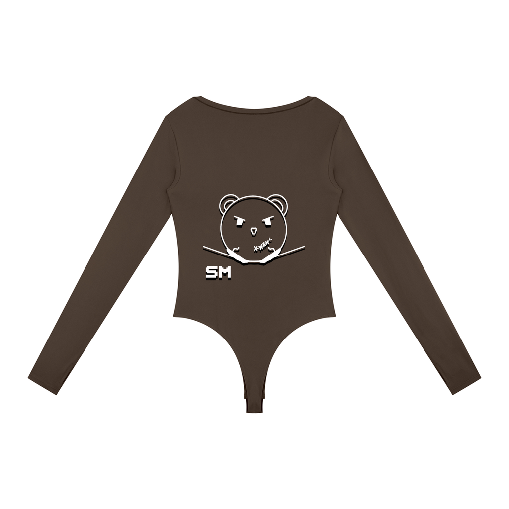 Women's Tight Long Sleeve Yoga Bodysuit