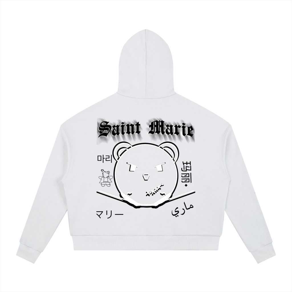 Contrast Drawstring Hoodie