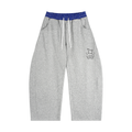Plaid Waistband Barrel Sweatpants