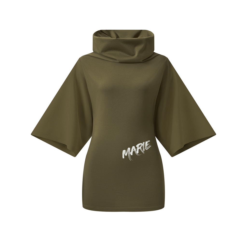 Women’s Turtleneck Batwing T-Shirt