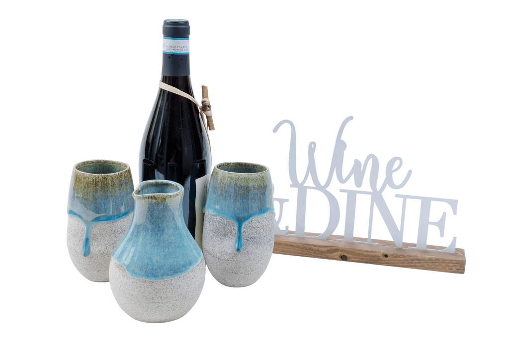 Ceramic Decanter & Goblets - Sustainable | Harmonie