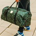 Green Camo Weekender Duffle Bag