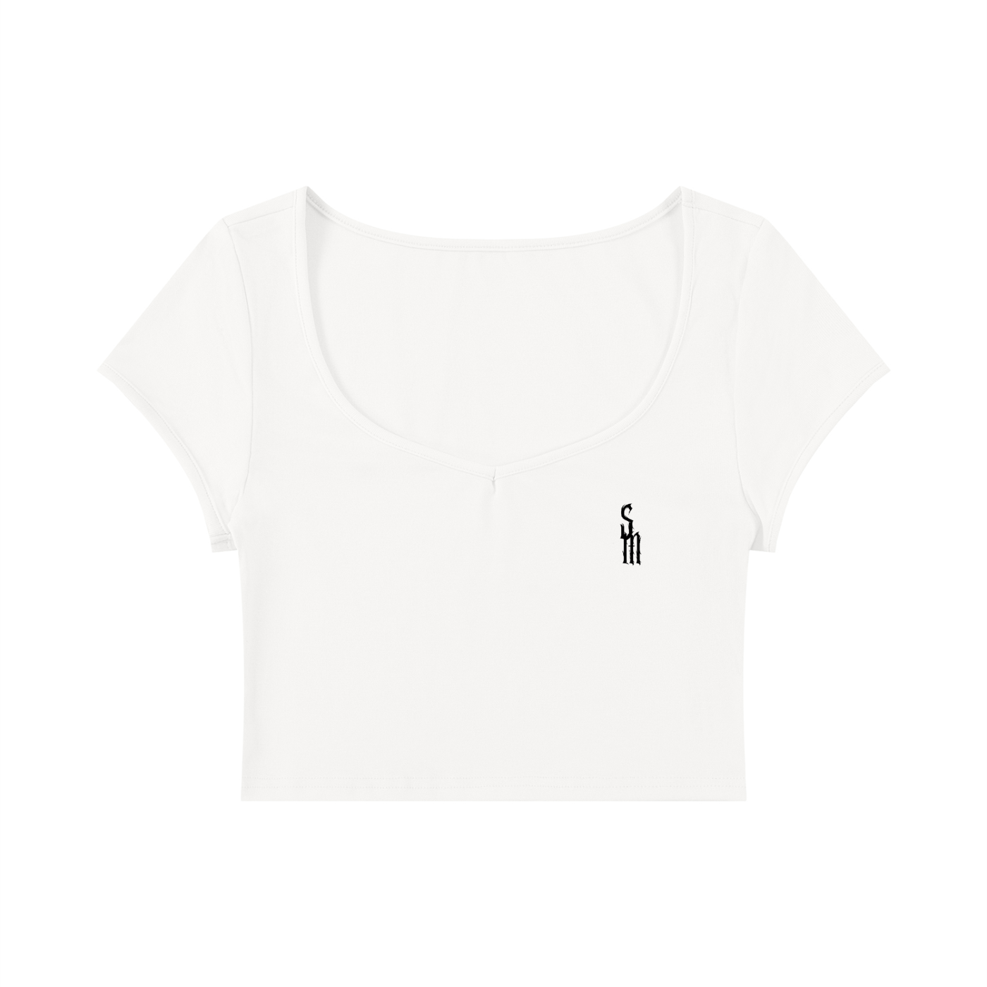 Women's Slim Cap Sleeve Crop T-Shirt