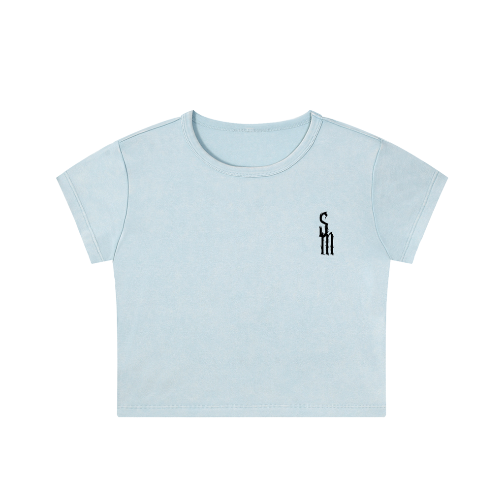 Snow Washed Crop Top