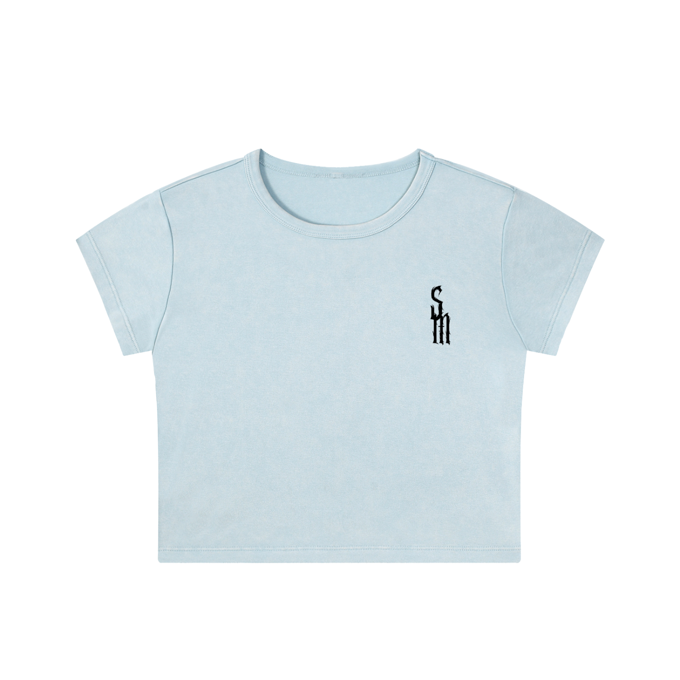 Snow Washed Crop Top