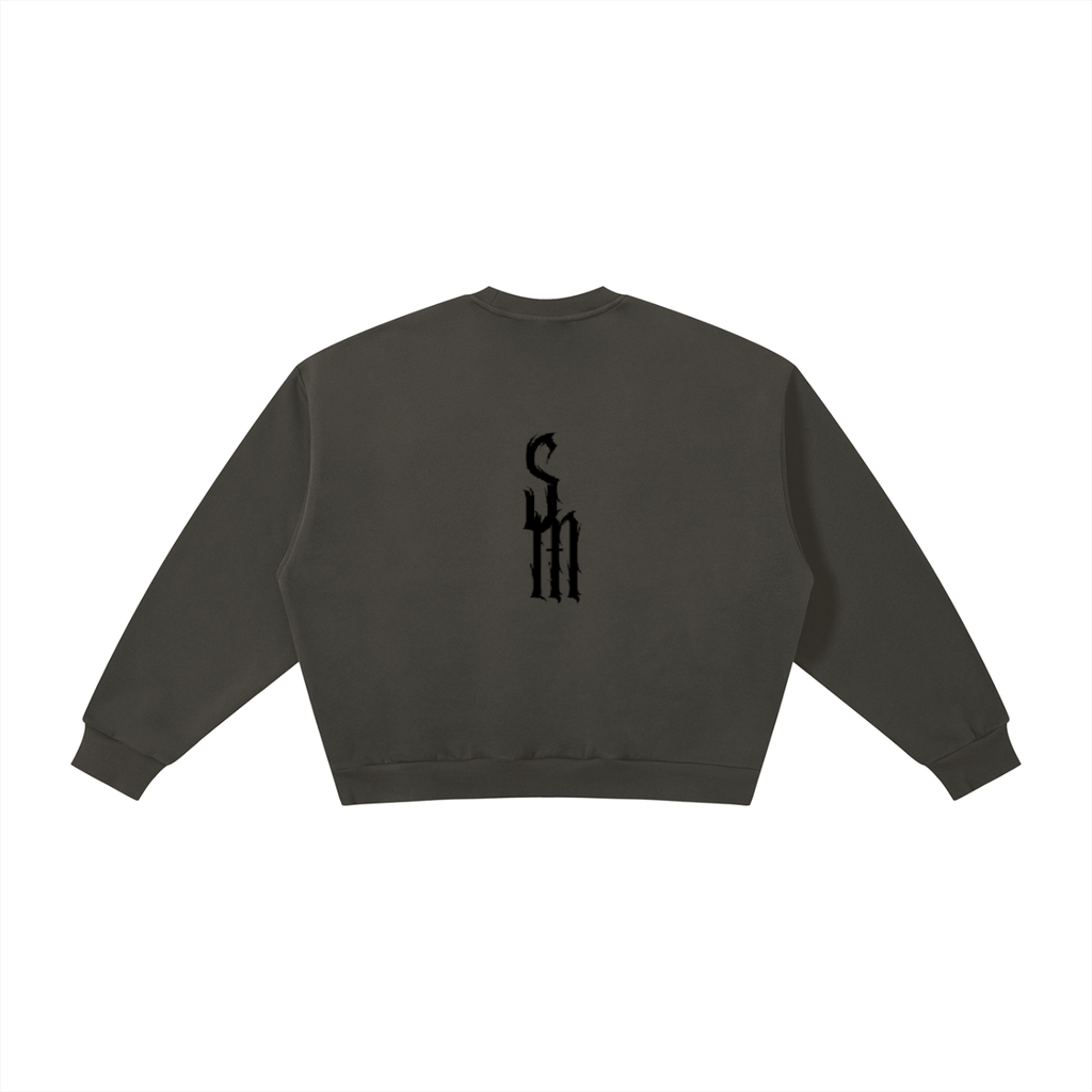 Boxy Fleece Crewneck Sweatshirt