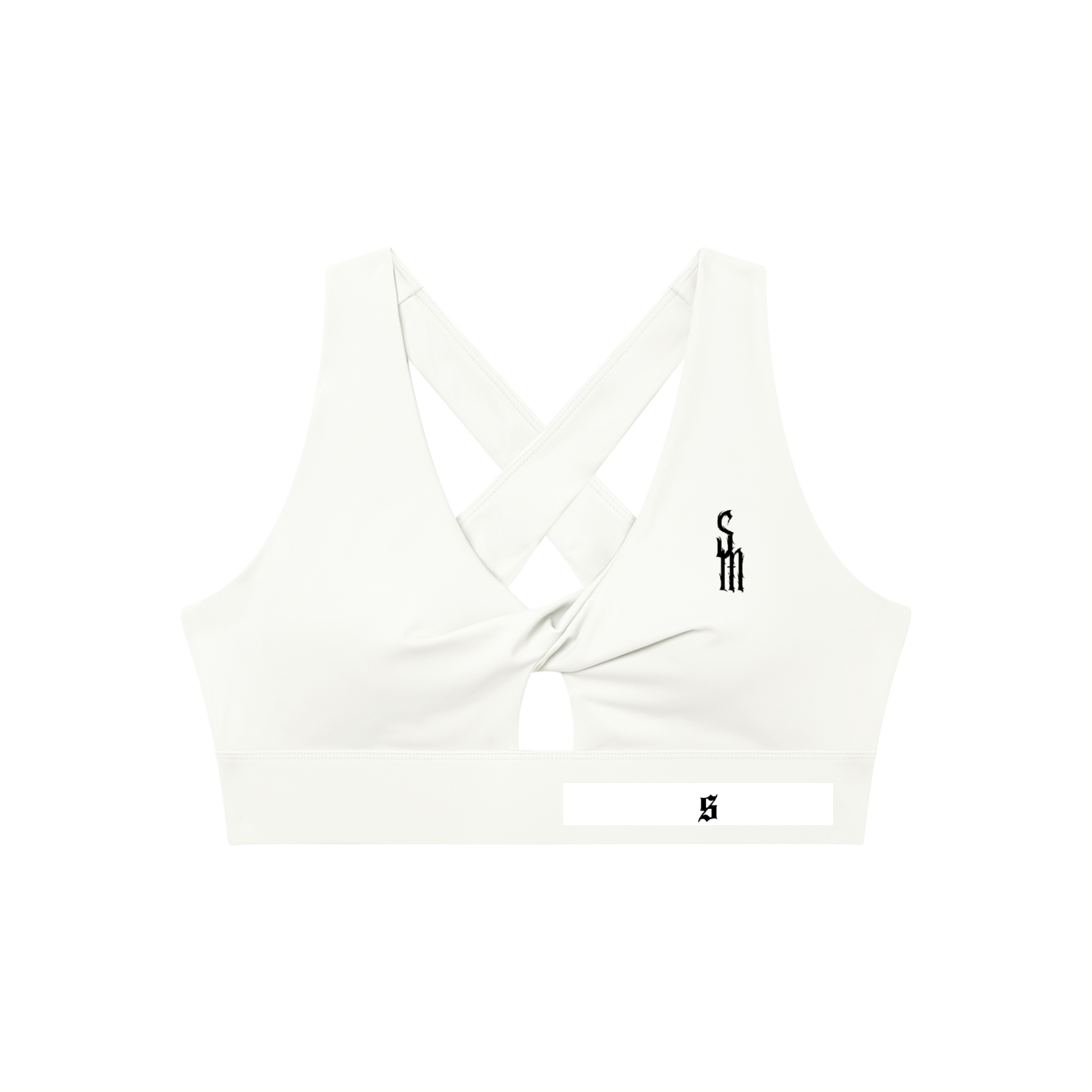 Women's Twist Front V-Neck Sports Bra