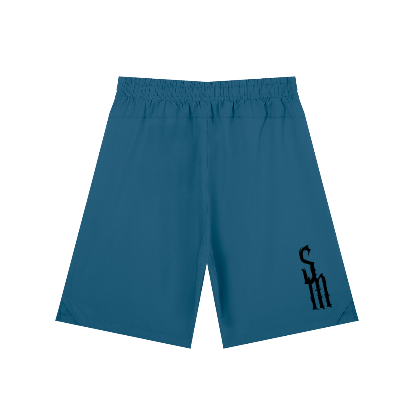 Men’s Solid Elastic Waist Shorts
