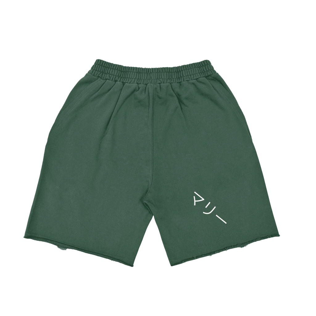 Vintage Washed Tiger Stripes Short Pants