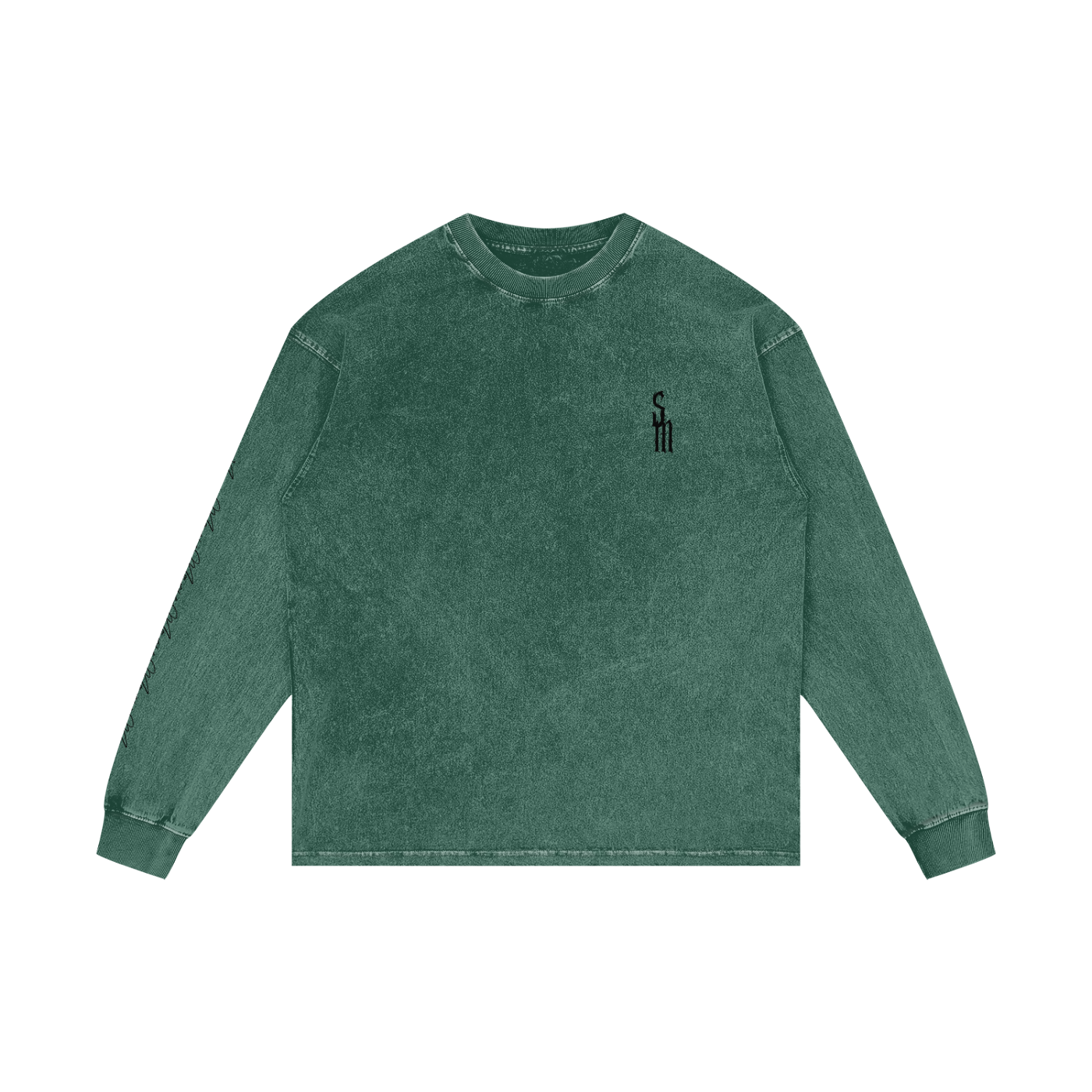Acid Wash Oversize Long Sleeve T-Shirt