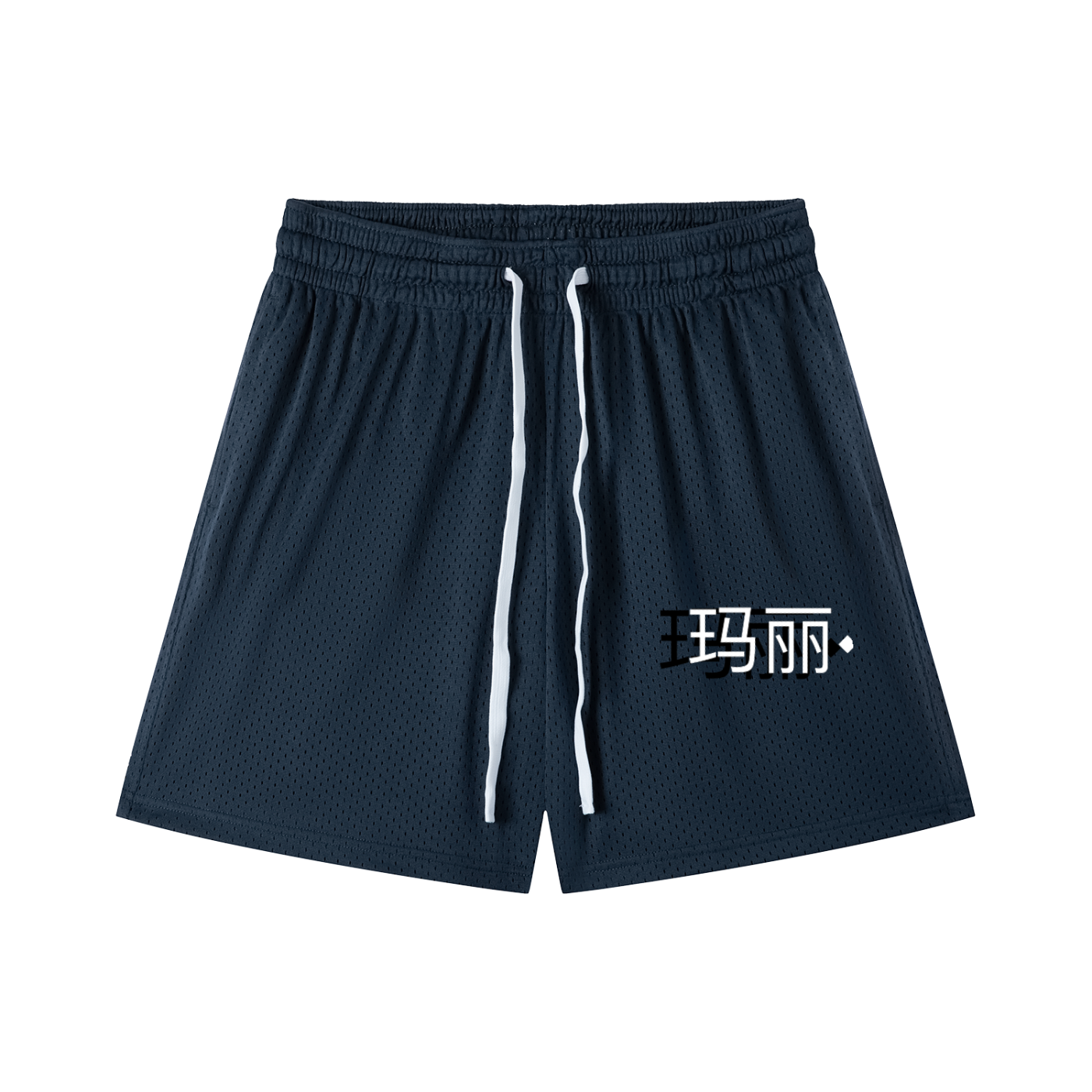 Mesh Drawstring Shorts