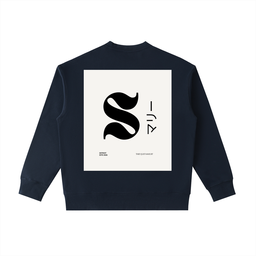 Heavyweight Patch Pocket Crewneck Sweatshirt