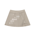High-Waist Pocketed A-Line Skirt