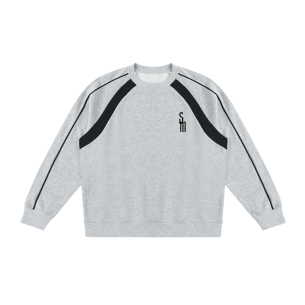 Unisex Color Block Crewneck Sweatshirt