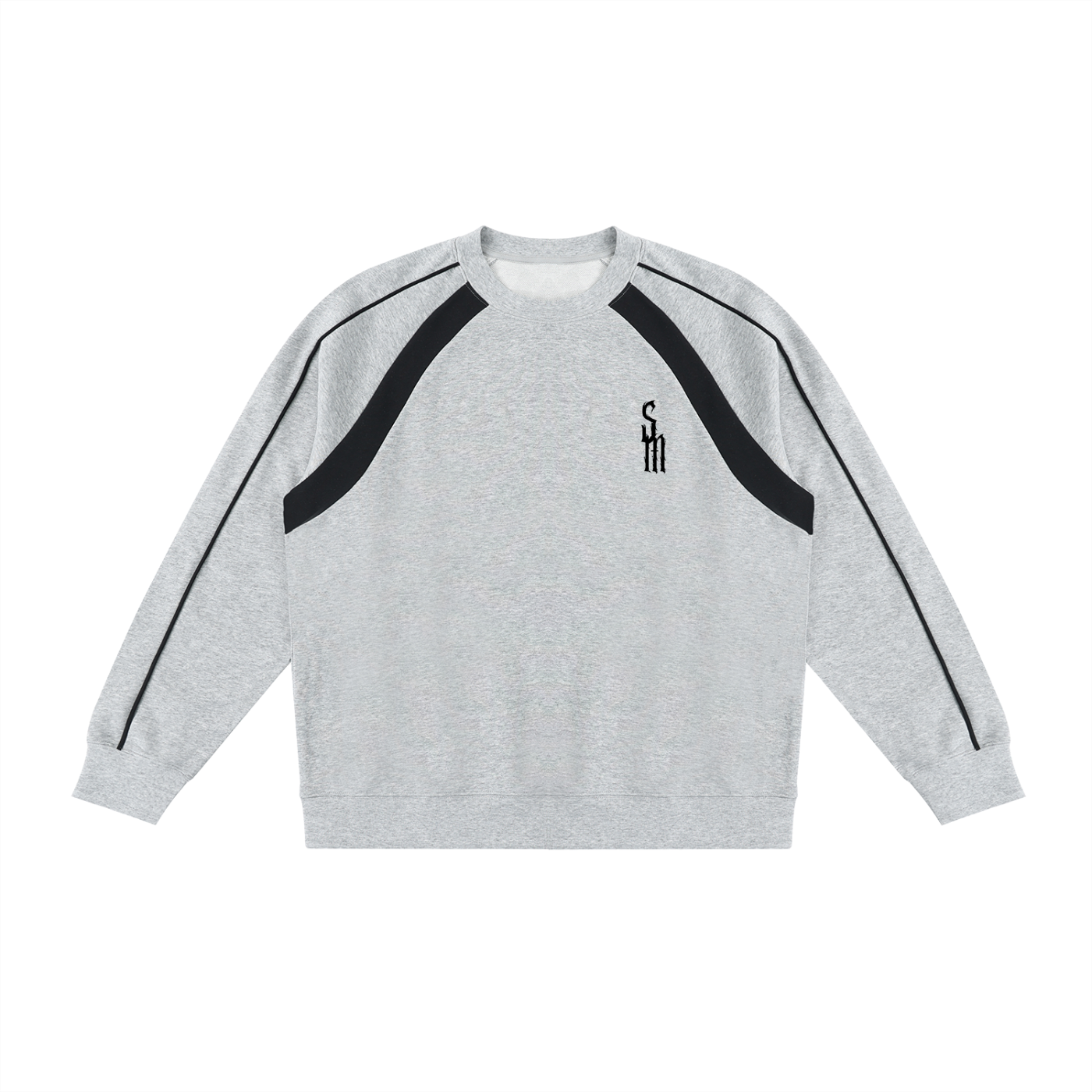 Unisex Color Block Crewneck Sweatshirt
