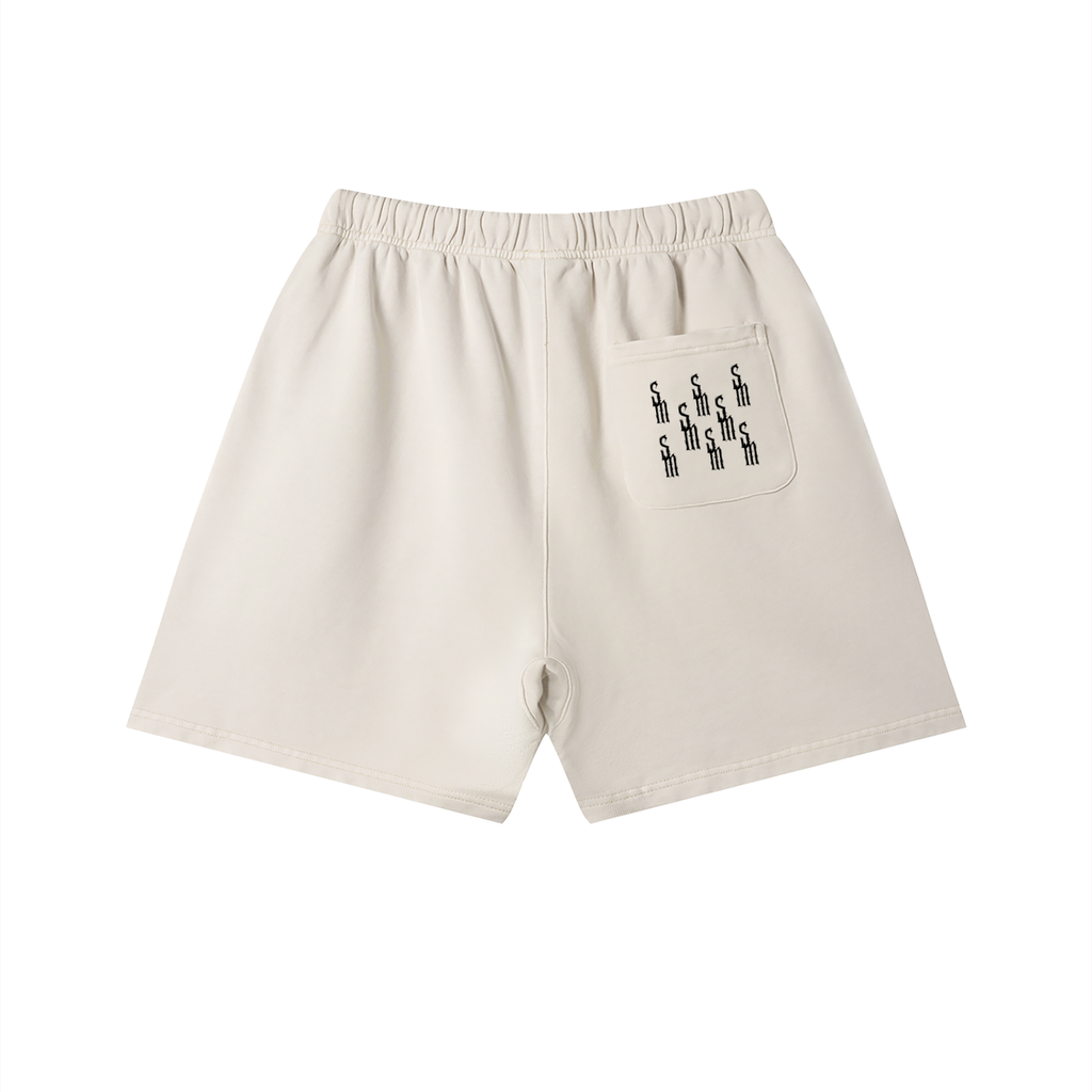 Unisex Vintage Wash Cotton Shorts