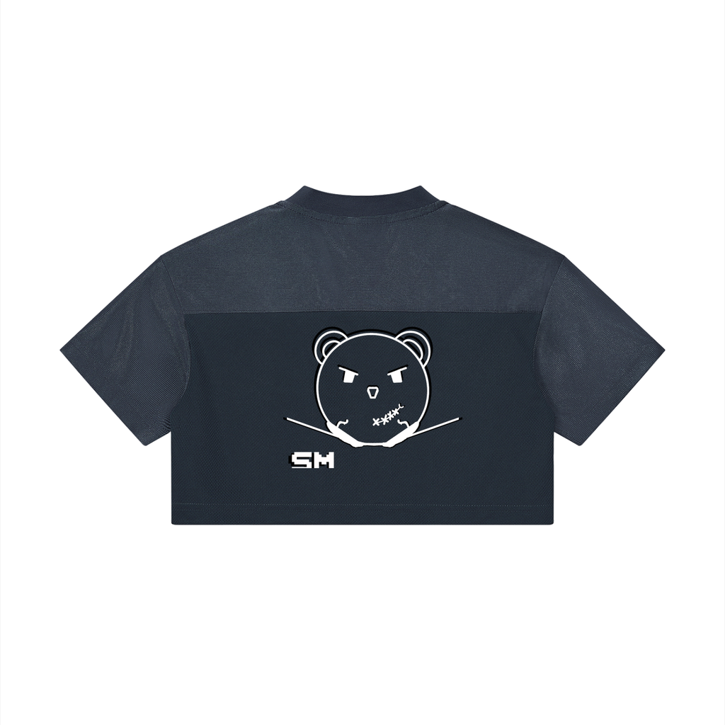 Women’s Cropped Paneled V-Neck Jersey