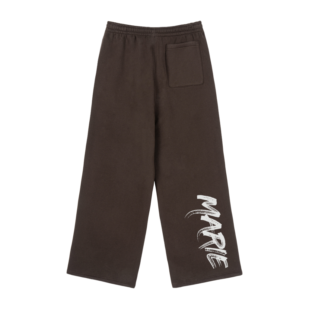 Fleece Drawstring Straight-Leg Sweatpants