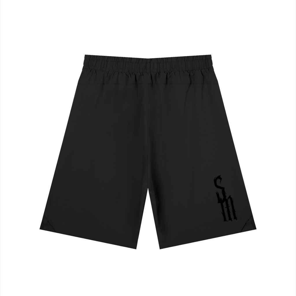 Men’s Solid Elastic Waist Shorts