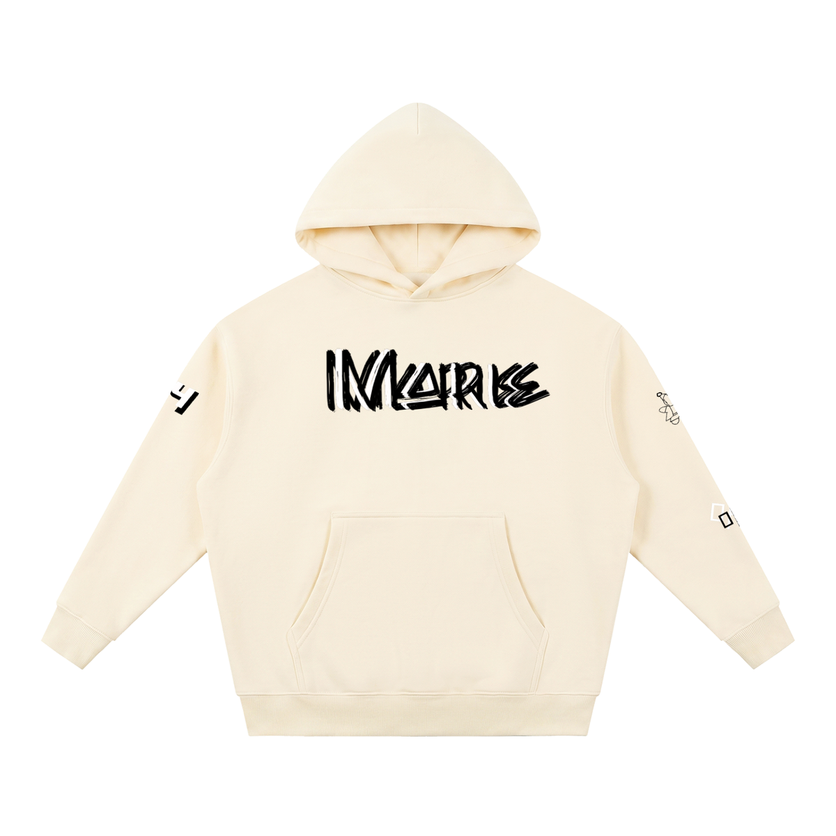Essential Oversized Boxy Fit Fleece Hoodie