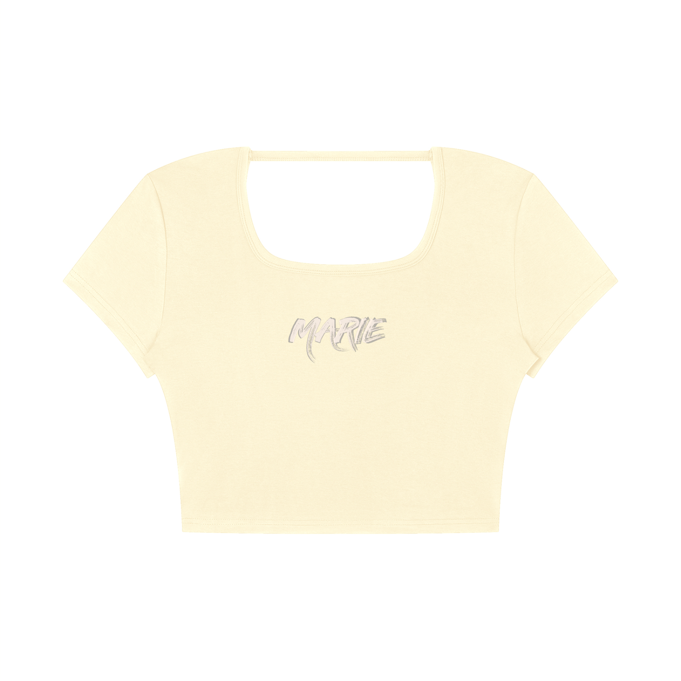 Women's Square Neck Crop T-Shirt