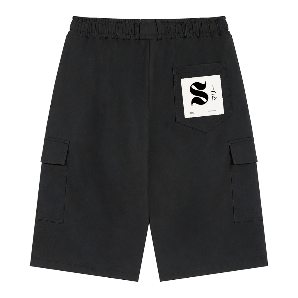 Unisex Drawstring Cargo Shorts