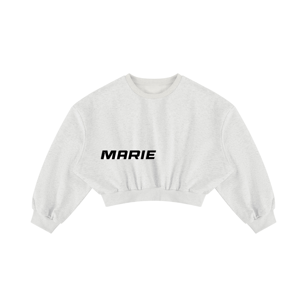 Women's Boxy Cropped Crewneck Sweatshirt