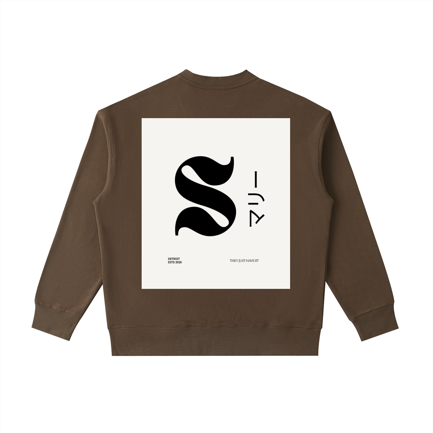 Heavyweight Patch Pocket Crewneck Sweatshirt