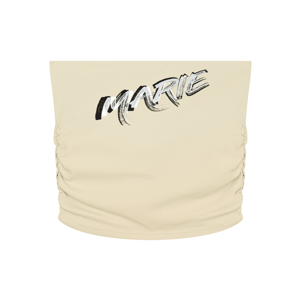 Women’s Ruched Cropped Yoga Tube Top