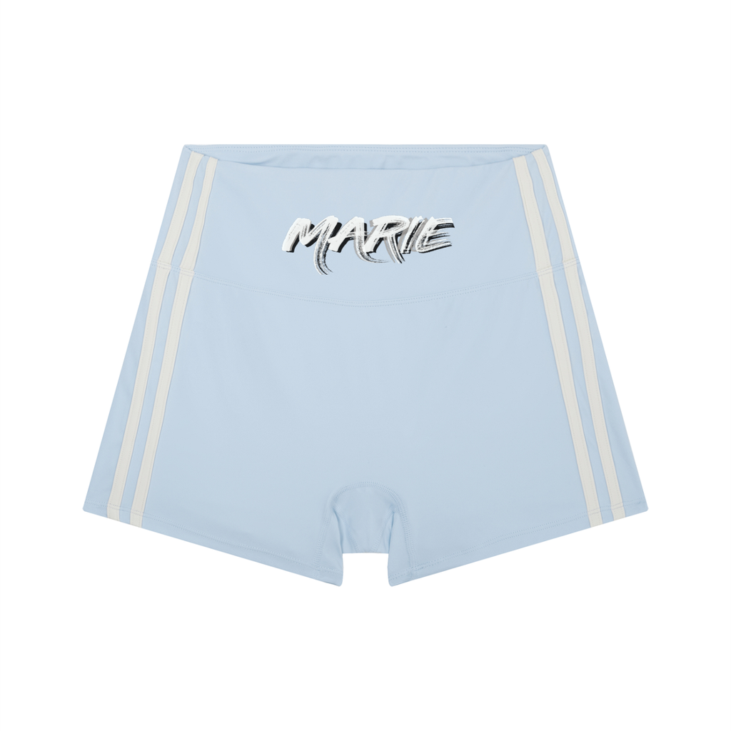 Women’s High-Waist Color Block Yoga Shorts