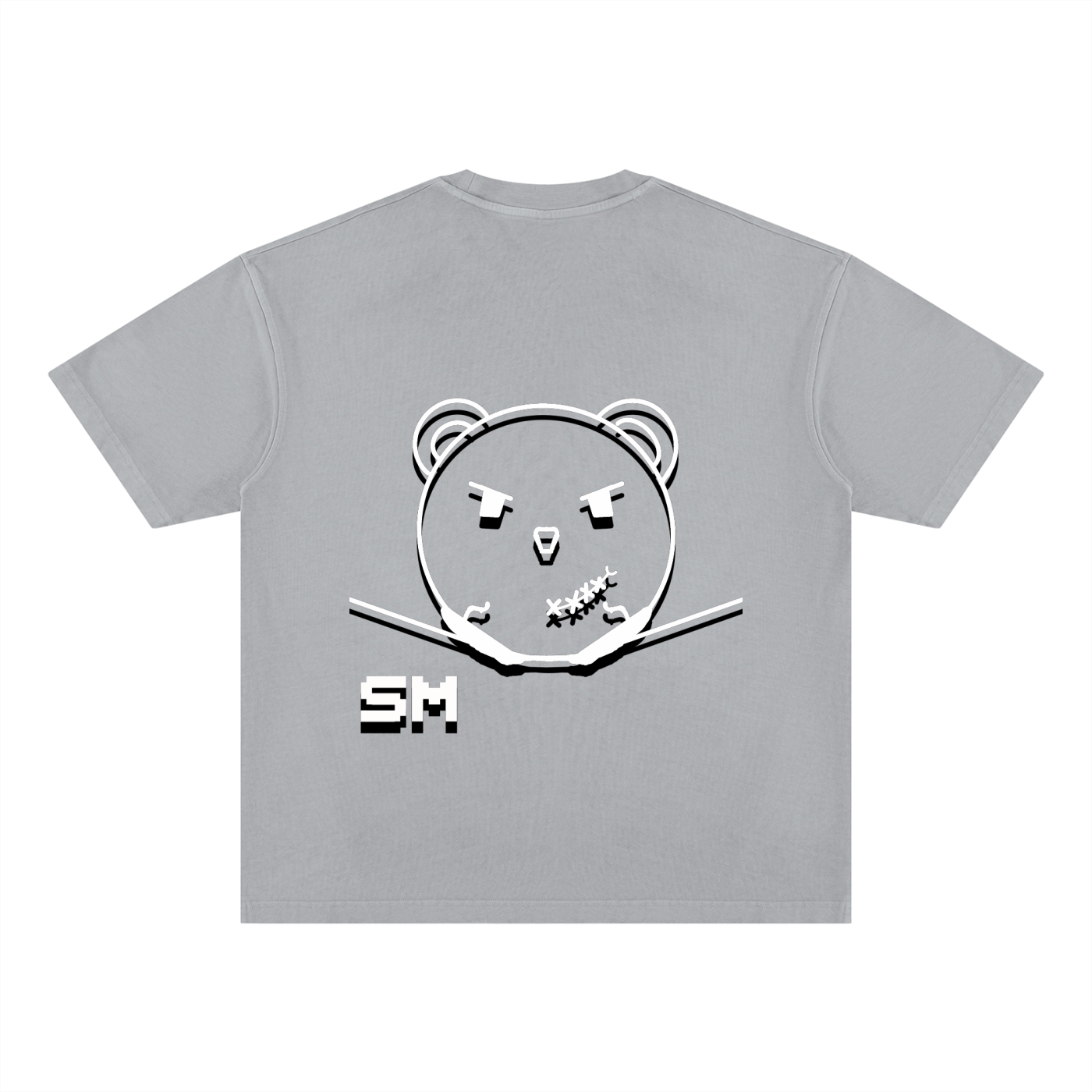 Unisex Vintage Wash Paneling T-Shirt