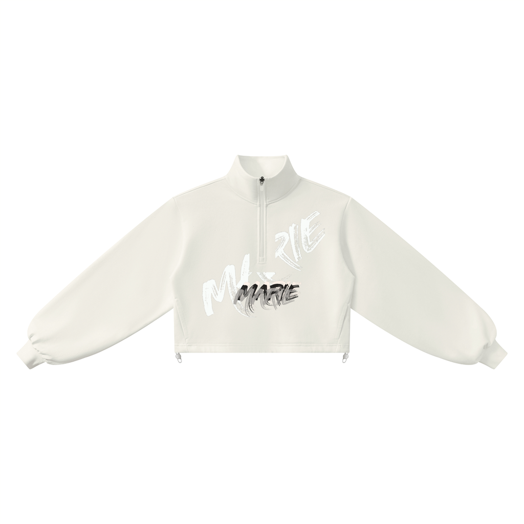 Women’s Mock-Neck Quarter-Zip Sweatshirt