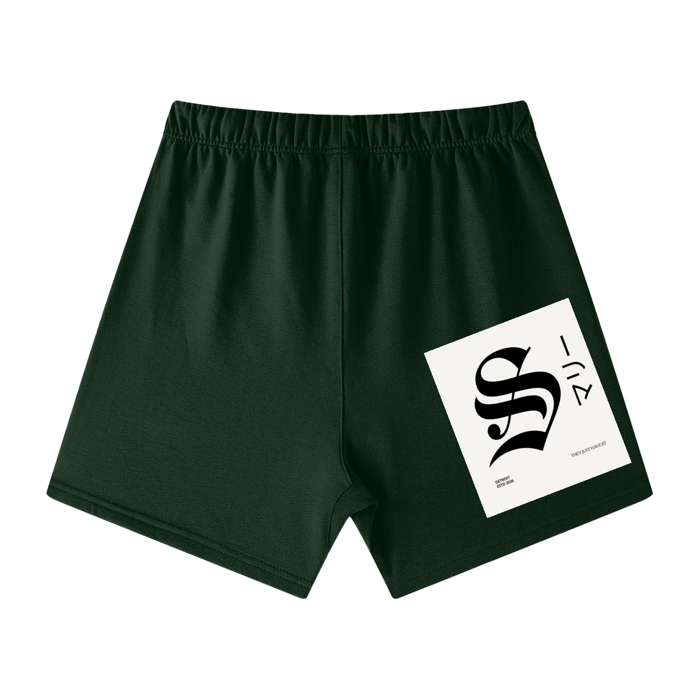 Unisex Earth Tone Loose Fit Cotton Shorts