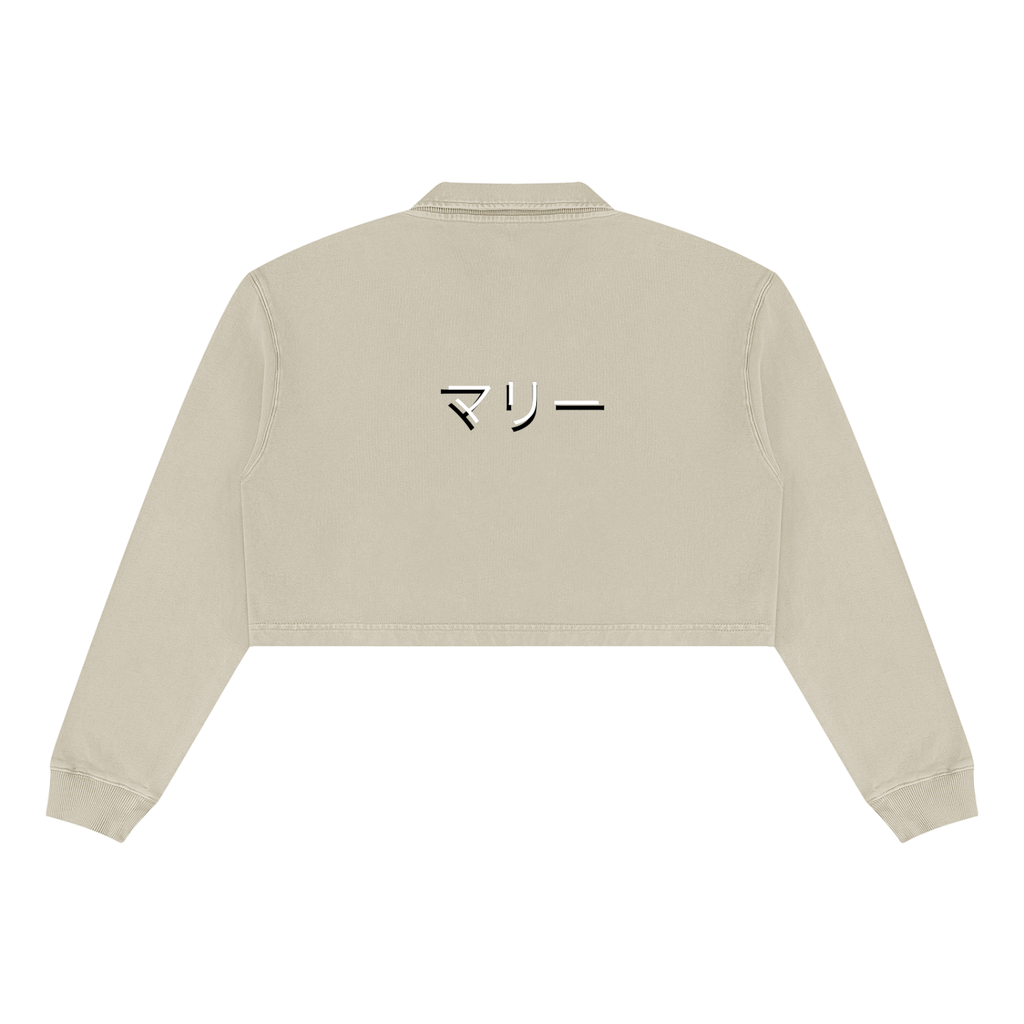 Women’s Vintage Wash Crop Sweatshirt