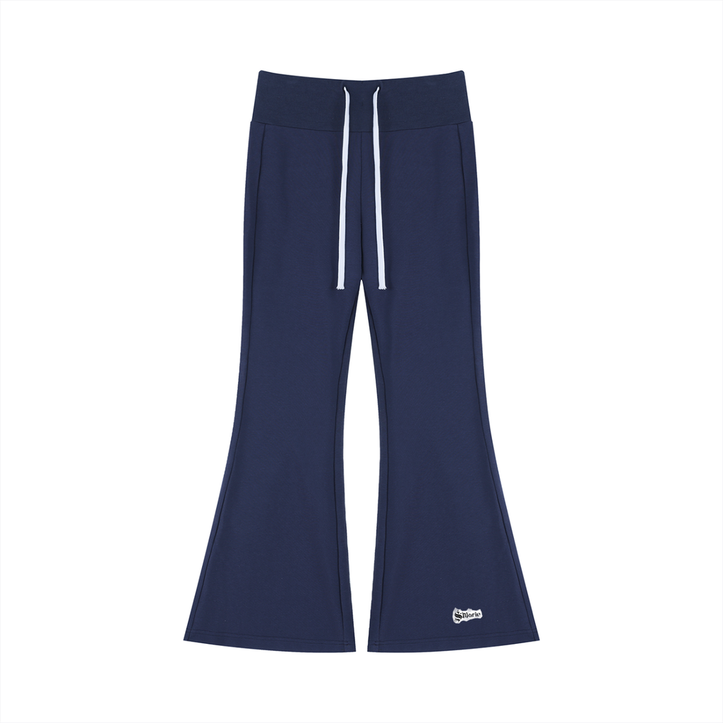 Women's Drawstring Flared Leg Pants